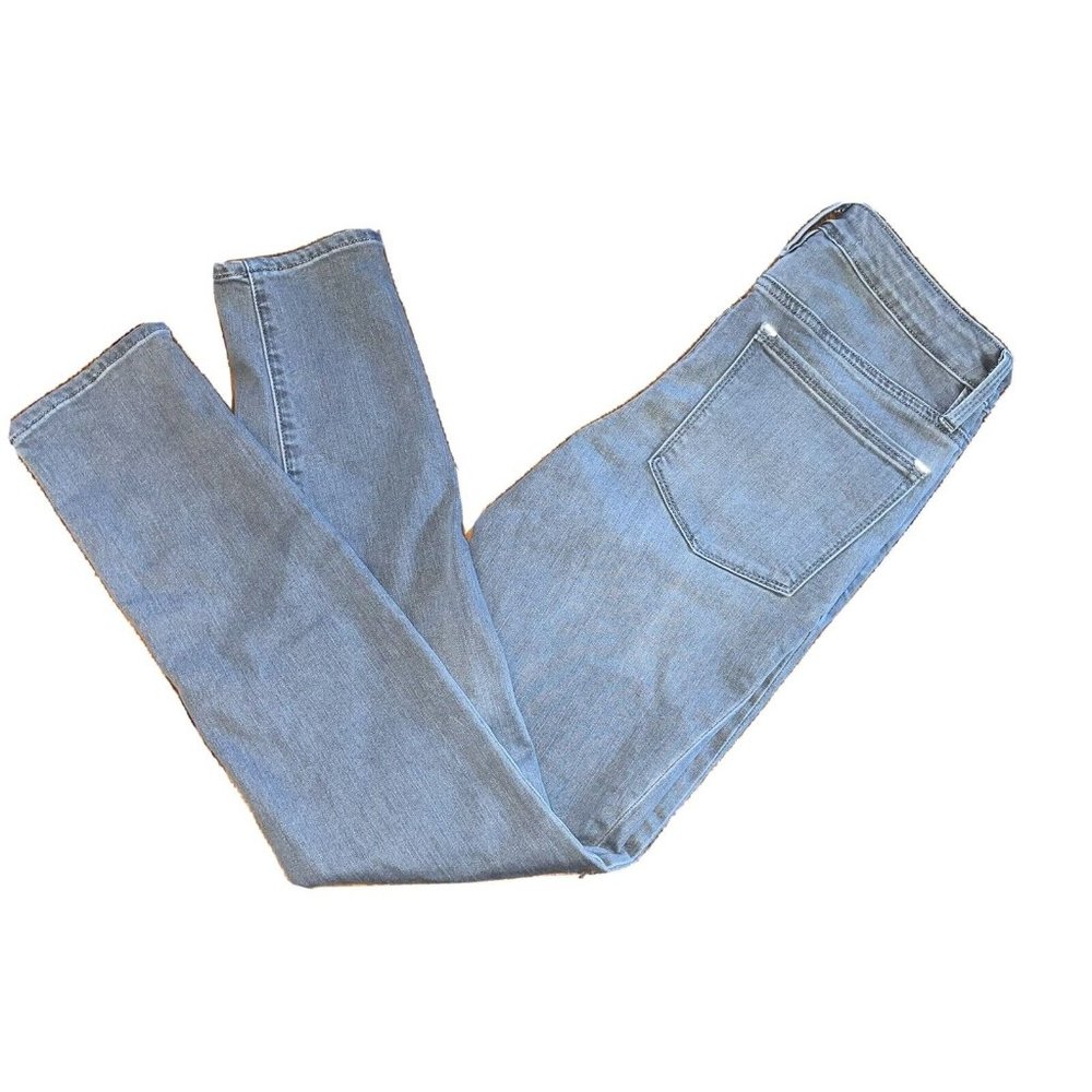 Athleta Size 4 Light Gray Sculptek High Rise Skinny Jeans Stretchy